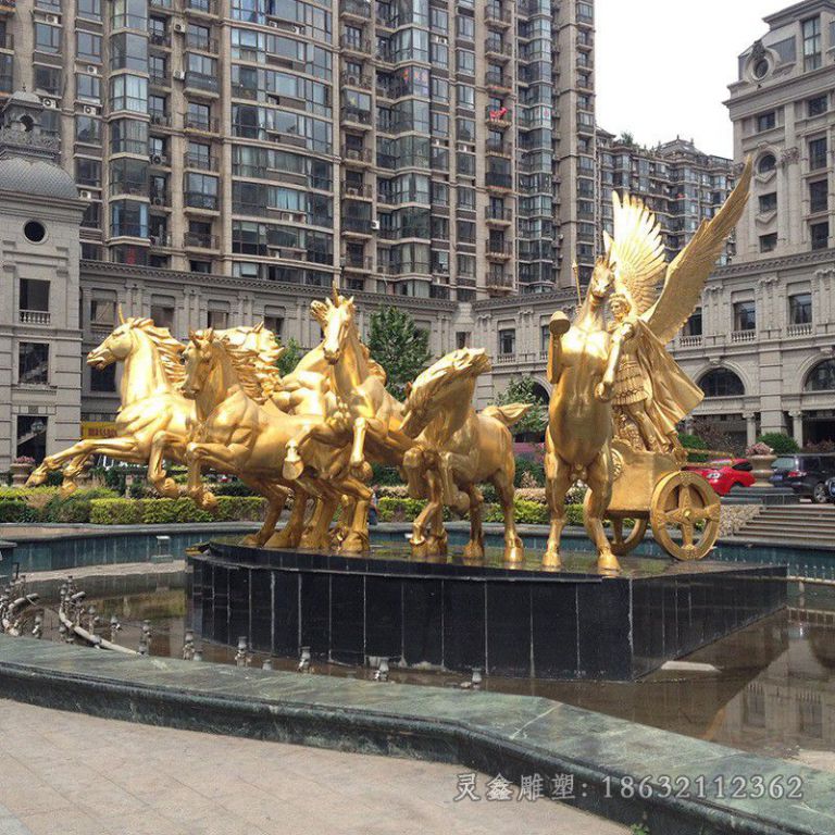 阿波罗喷泉园林铜雕