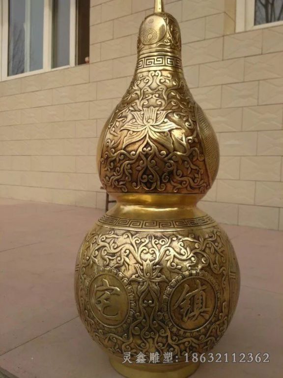 招财葫芦街边景观铜雕