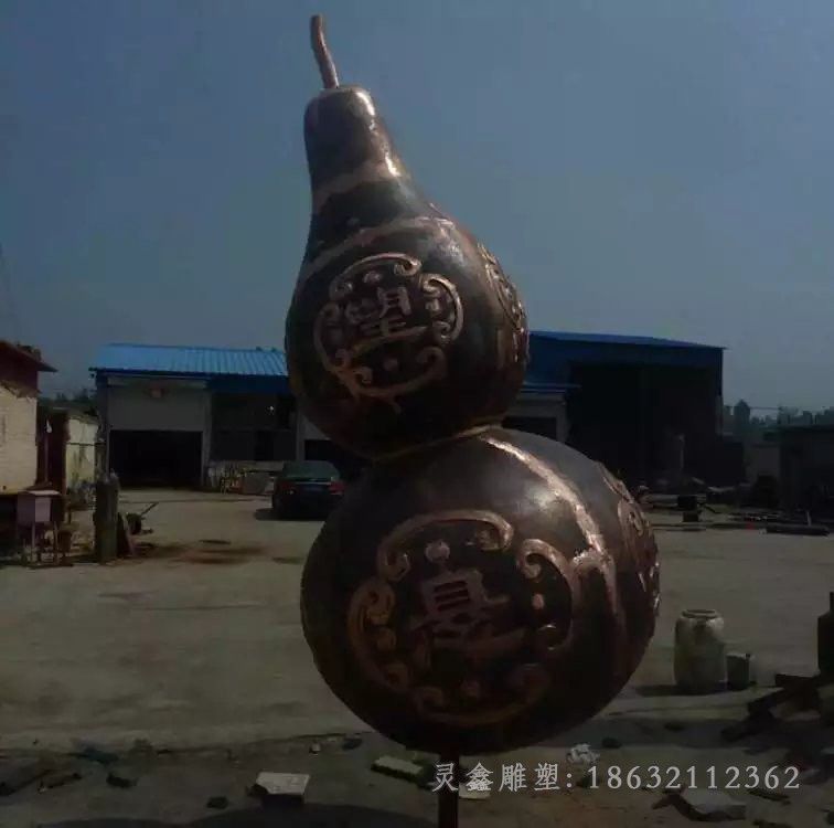 招财葫芦景区景观铜雕