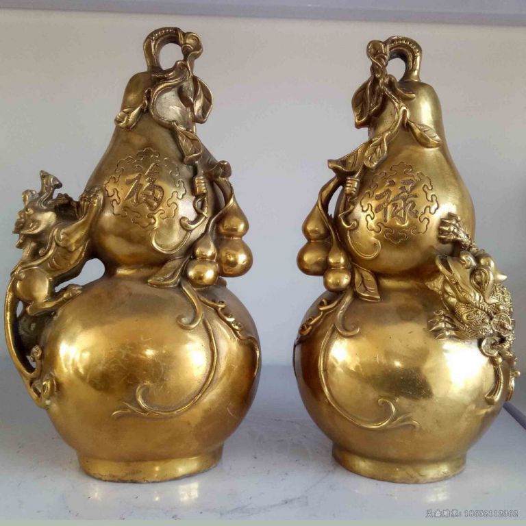 招财葫芦广场景观铜雕