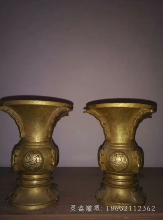 欧式花瓶广场景观铜雕