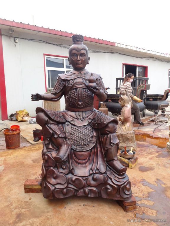 孙悟空人物景观铜雕