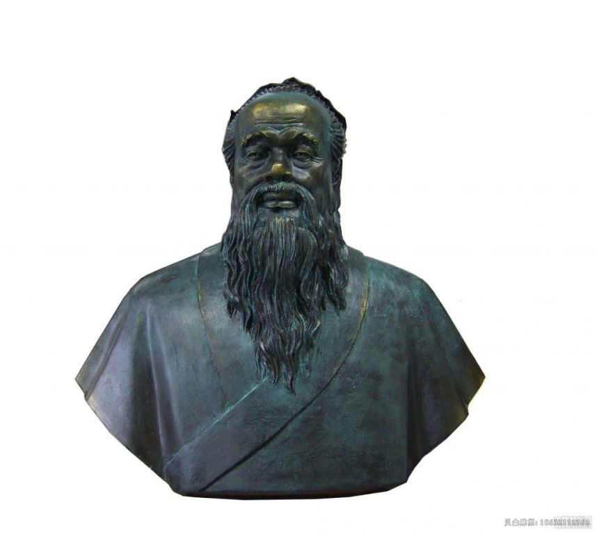 名人孔子城市景观铜雕