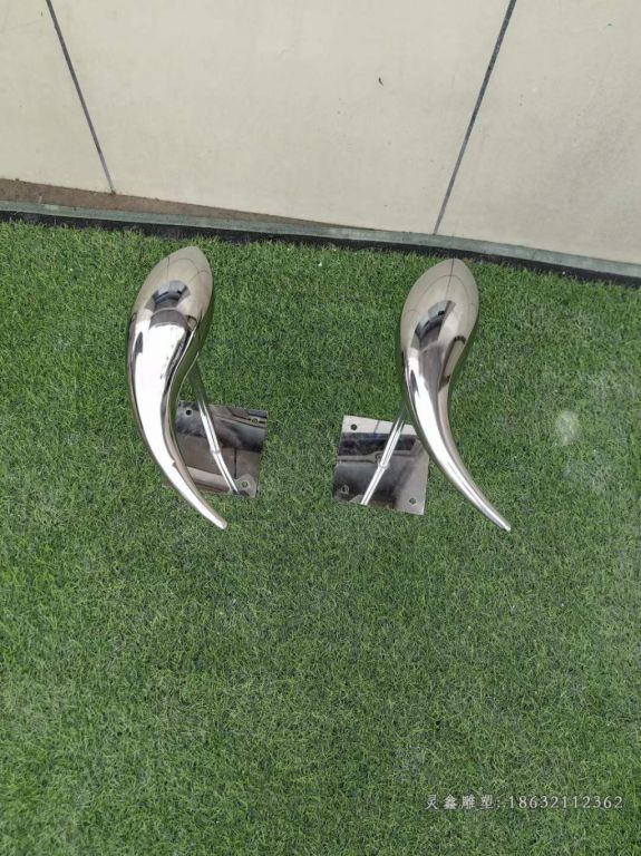 镜面不锈钢鱼景观雕塑