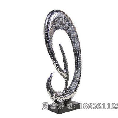 不锈钢抽象鸟雕塑