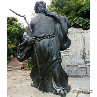 苏轼古代人物铜雕