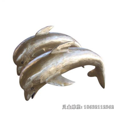 海豚景观雕塑