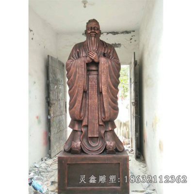 孔子校园人物雕塑