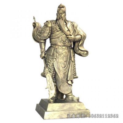 关羽古代人物铜雕