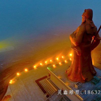 关公人物景观铜雕