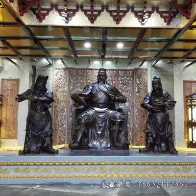 关公人物铜雕