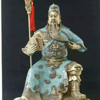 关羽人物铜雕