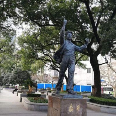 聂耳音乐家人物铜雕