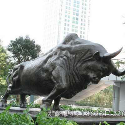 拓荒牛公园景观铜雕