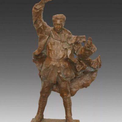 冼星海音乐家人物铜雕