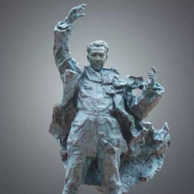 冼星海音乐家铜雕