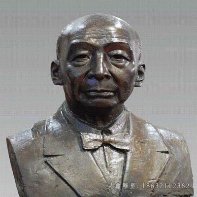 现代名人袁隆平铜雕