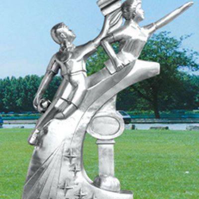不锈钢校园人物雕塑