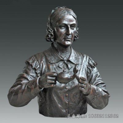 南丁格尔人物景观铜雕