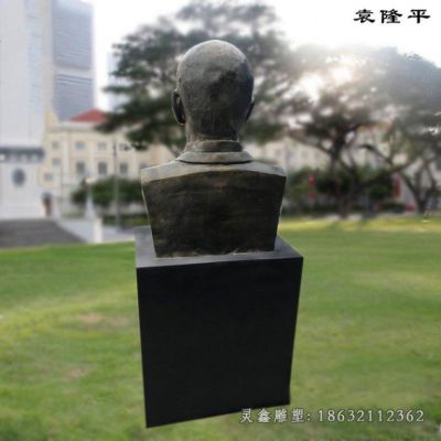 袁隆平杂交水稻之父雕塑