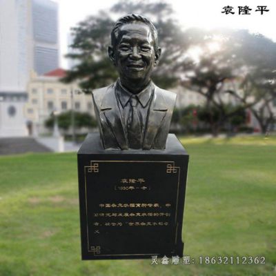 袁隆平胸像景观雕塑