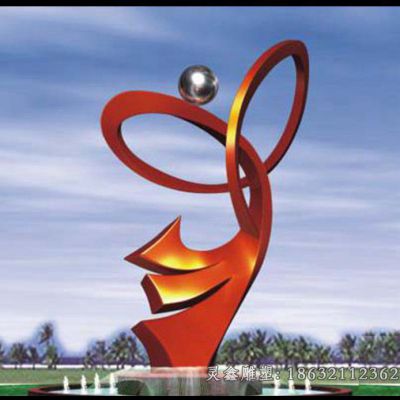 海浪不锈钢景观雕塑
