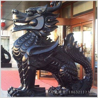 神兽麒麟广场景观铜雕