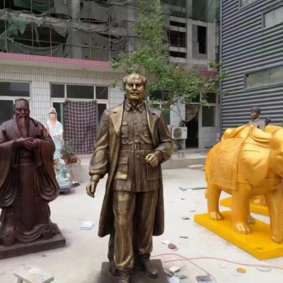 白求恩名医城市人物铜雕