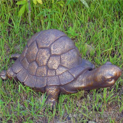 动物乌龟校园景观铜雕