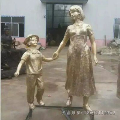 抽象人物公园景观铜雕