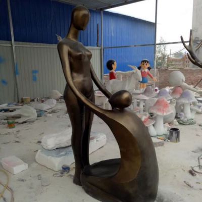 抽象人物公园景观铜雕