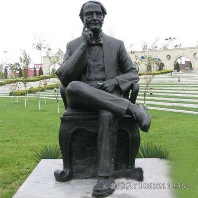 爱迪生校园人物铜雕