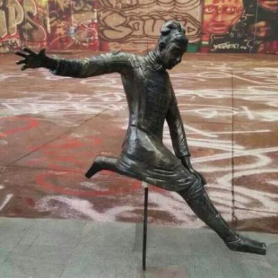兵马俑小区景观人物铜雕
