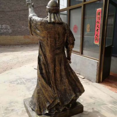 成吉思汗政治家小区铜雕