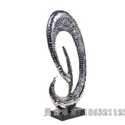 不锈钢抽象鸟广场雕塑