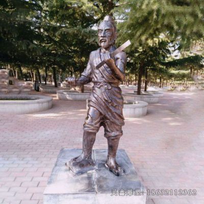 古代巧匠鲁班别墅铜雕