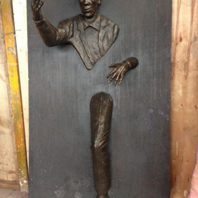 广场抽象人物景观铜雕