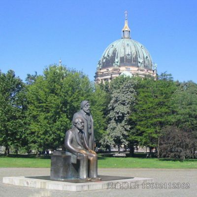 马克思城市人物铜雕