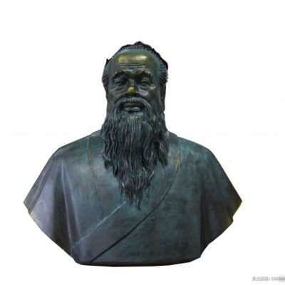 名人孔子城市景观铜雕