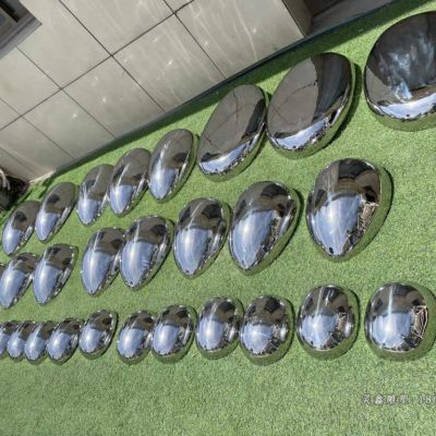 镜面鹅卵石不锈钢雕塑